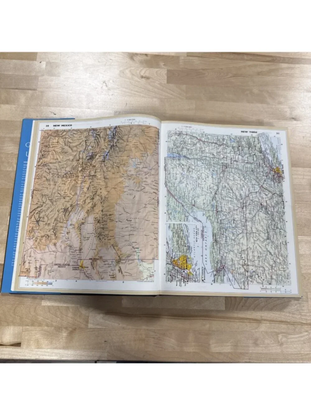 Vintage 1990 Webster’s New Geographical Atlas United States & World Hardcove